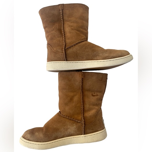 UGG Mika Classic Genuine Shearling Sneaker Boot in Chestnut 6.5 - Picture 6 of 12
